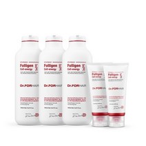 [닥터포헤어] 폴리젠 셀에너지 샴푸 500ml x3 + 100ml x2, 없음