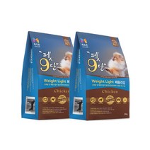 목우촌 [펫 파라다이스]펫9단 체중건강 1.8kg x2, 닭, 2개
