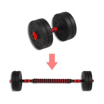 로우락 로우락스포츠 PVC조립아령 덤벨 바벨 11KG-17KG 세트, 블랙, 11kg