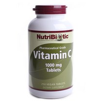 뉴트리바이오틱 비타민 C 1000mg 비건 타블렛, 250개입, 1개, 250정