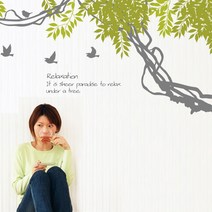 [뭉키데코] 등나무 아래에서 2_B타입, 다크그레이+올리브+라이트올리브