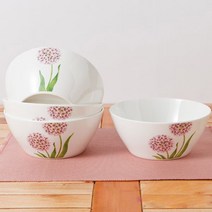 LKmade 본차이나 겔럭시 플라워 면기세트 4P, 4개