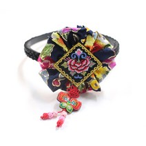 프라임 여아용 네이비 배씨 머리띠