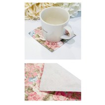 방수티매트 뒷면미끄럼방지, 까멜리아핑크, 2개