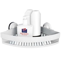 엠에스인텍 코너선반 화이트 250R, 1개