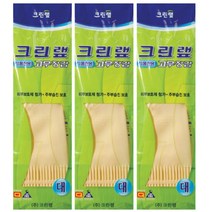 크린랩 식품전용 고무장갑, 3개, 대(L)