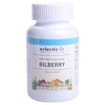 에클렉틱인스티튜트 로우 프레시 프리즈 드라이드 빌베리 400mg Non-GMO 베지 캡, 120개입, 1개, 120정