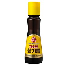 오뚜기 고소한 참기름 병, 160ml, 1개
