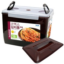 코멕스 플라스틱 누름숙성 김치통, 16L, 1개