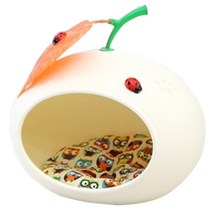 아하토이 펫빌더 하우스 + 방석, 프리미엄프레드 아이보리