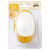 포코스 모양펀치 R-25, 음표, 1개