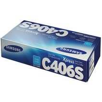 삼성전자 프린터 토너, 파랑 (CLT-C406S), 1개