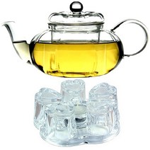 코맥 유리티포트 800ml + 티워머 대 세트