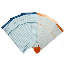 오피스큐브 TR-1000A/TR-1000D용 카드, 양색, 100매