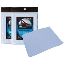 극세사 RE-002 마이크로 화이버 광택용 타월, BLUE, 2개