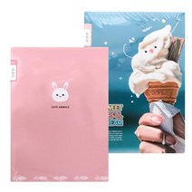 영아트 초등 알림장 좁은칸 여아용 핑크, 랜덤 발송, 10권