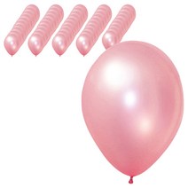 파티팡 라운드 풍선 30cm, 펄 라이트핑크, 50개입