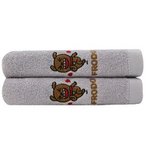 무한타올 카카오프렌즈 세면타월 150g 30수 면사, 프로도, 2개입