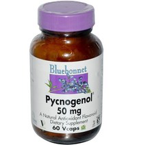 블루보넷 피크노제놀 50mg 글루텐 프리 비건 무설탕 브이캡, 60개입, 1개