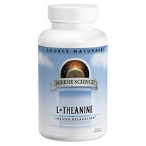 소스내츄럴스 L-테아닌 200mg 글루텐 프리 무설탕 타블렛, 30개입, 1개, 30정