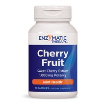엔지매틱테라피 체리 프루트 1000mg 글루텐 프리 무설탕 캡슐, 90개입, 1개