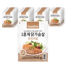 굽네 훈제 닭가슴살 오리지널, 100g, 20팩