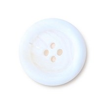 동화상가몰 야크코트 단추 I-2 18mm, 화이트무광, 15개입