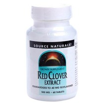 소스내츄럴스 레드 클로버 추출물 500mg 타블렛, 60개입, 1개