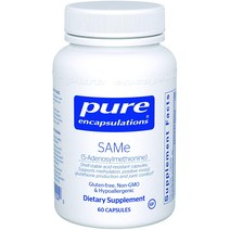 퓨어인캡슐레이션 SAMe S-아데노실메티오닌 글루텐 프리 캡슐, 60정, 1개