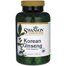Swanson 코리안 진셍 250mg 캡슐, 300개입, 1개