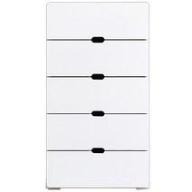 제이디퍼니처 로미 서랍장, 백화이트, 5개