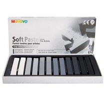 문교 사각그레이 파스텔 세트, [6100050]옵션없음