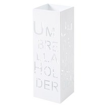 타이포 철제 우산꽂이 화이트, 1개