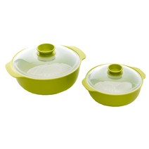 체리티 스마트 전자렌지 찜기 대형   소형, 그린, 1세트