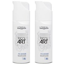 로레알파리 프로페셔널 테크니아트 픽스 디자인 액상 헤어스프레이, 200ml, 2개