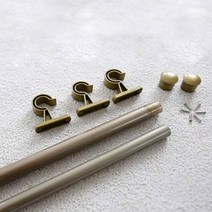리앤룸 플레인 커튼봉 25mm, 청동
