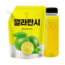 황토농원 데이앤 깔라만시원액 + 보틀병 세트, 1세트, 1L