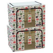 폴라캐릭터와이어리빙박스66L고급형2개, 폴라엘리, 2개