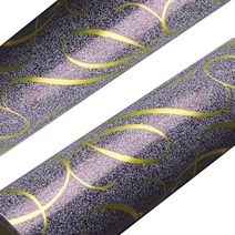 솔로몬샵 제일 노이즈 비닐롤포장지 대 20m, 차콜, 2개입