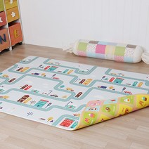아기노리 프리미엄 양면 놀이방매트, 자동차도로   링링알파벳