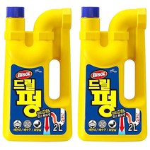 피죤 파워 드릴펑 배수구세정제, 2개, 2L