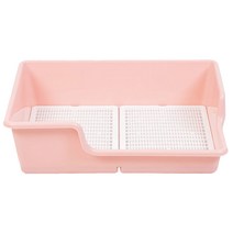 딩동펫 강아지 대형 배변판, 핑크, 1개