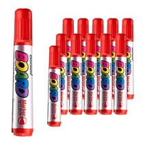 모나미 보드마카, 레드, 12개