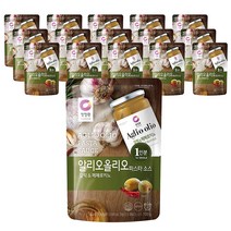 청정원 알리오올리오 파스타소스 싱글파우치, 100g, 16개입