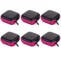 ABM 이어폰 파우치 6p, 핑크