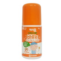 해피홈 아웃도어 롤온 바르는 모기기피제 50g X 4개