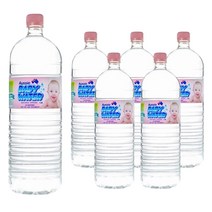 뉴라이프 오지 베이비워터 1.5L, 물, 6개, 1500ml