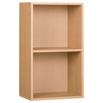 하우디가구 DIY 칼라 공간박스 2단 책장, 워시오크