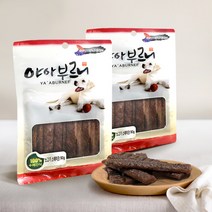 야아부르니 국내산 강아지 수제간식, 소고기스테이크, 2개