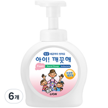 아이깨끗해 핸드워시 레몬향, 490ml, 6개